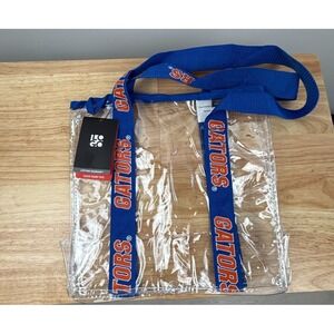 Logo Brands Florida Gators Clear Chant Tote Stadium Approved Bag 12x12x6 NEW